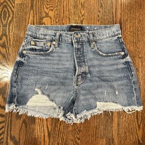 Lucky Brand women’s mom high rise Festival inspired Denim Shorts 4/27